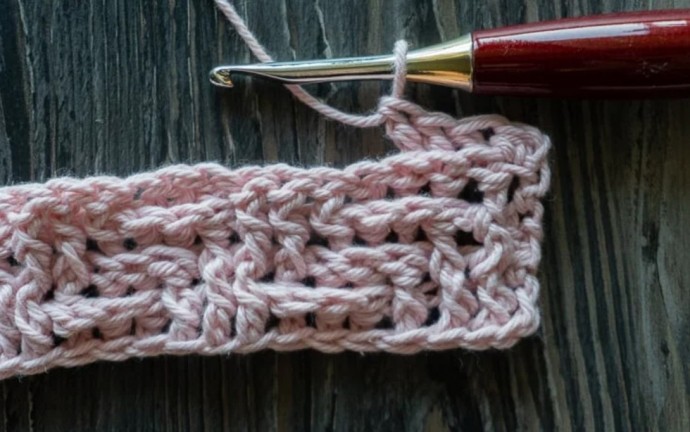 Diagonal Stripes Crochet Stitch Tutorial