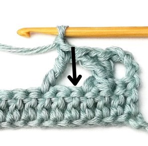 Shell and Treble Crochet Cross Stitch Photo Tutorial
