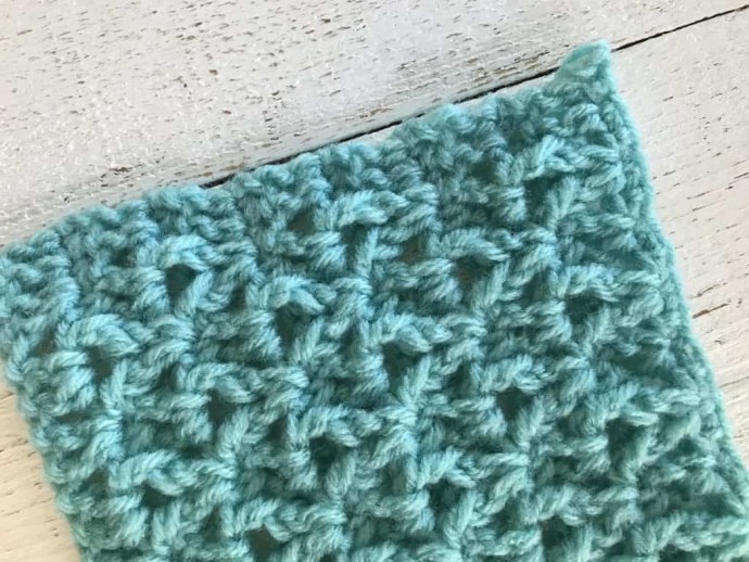 How to Crochet the Raised V-Stitch Photo Tutorial