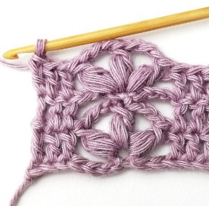 The Aligned Lotus Crochet Stitch Photo Tutorial