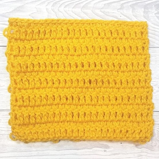 How to Crochet the Double Loop Stitch Photo Tutorial