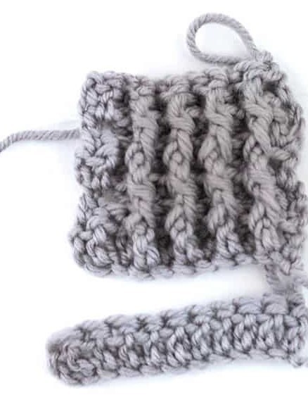 Single Rib Crochet Stitch Photo Tutorial