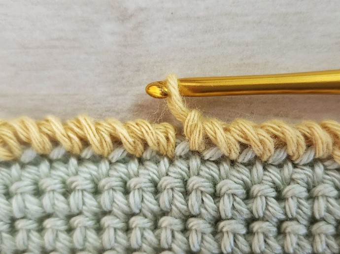 Twisted Single Crochet Photo Tutorial