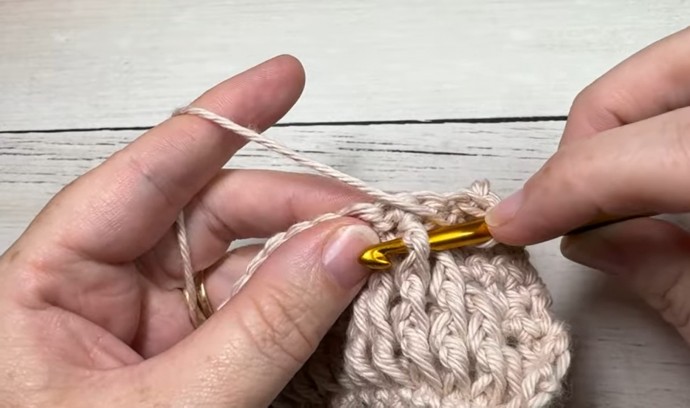 How to Crochet the Embossed Triangle Stitch Photo Tutorial