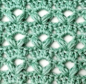 The Block and Puff V Crochet Stitch Photo Tutorial