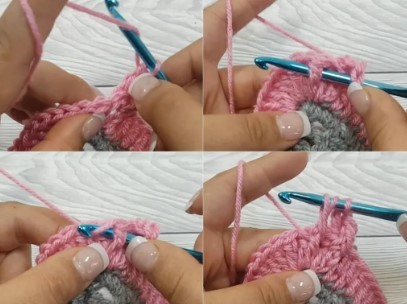 Crochet Rib Border Photo Tutorial