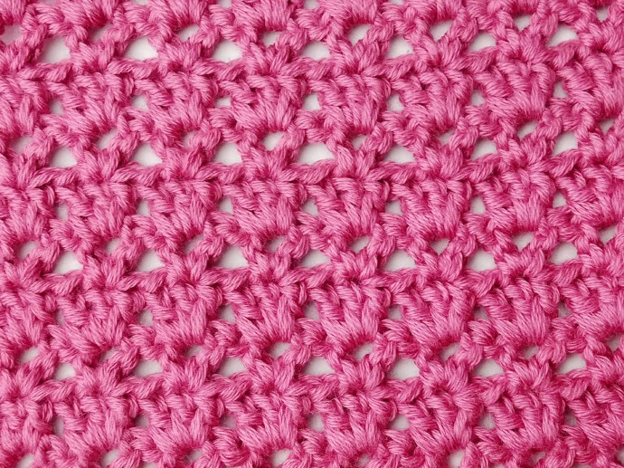 How to Crochet the Striped V Stitch Photo Tutorial