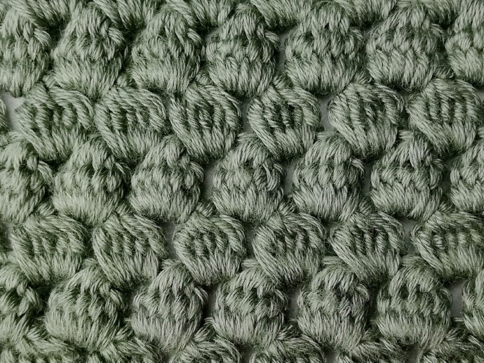 The Uneven Large Cluster Crochet Stitch Photo Tutorial