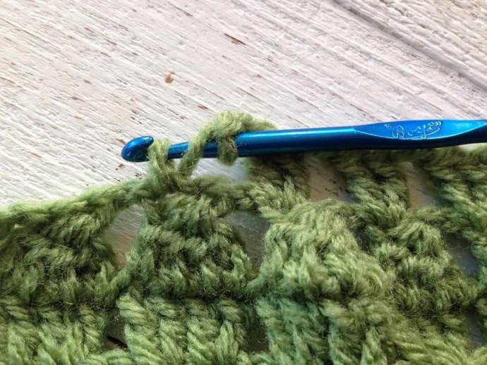 How to Crochet the Foliage Stitch Photo Tutorial