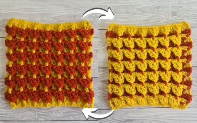 How to Crochet the 3D Cluster Stitch Photo Tutorial