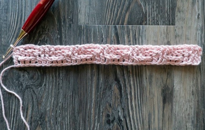 Diagonal Stripes Crochet Stitch Tutorial