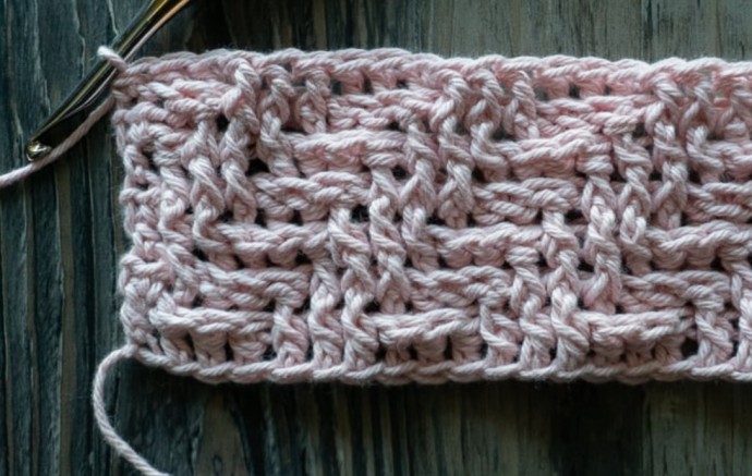 Diagonal Stripes Crochet Stitch Tutorial