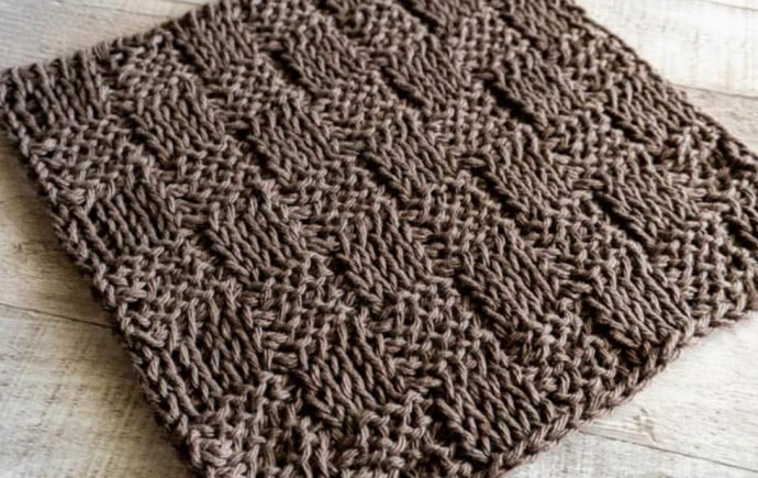 Tunisian Crochet Basket Weave Stitch Photo Tutorial