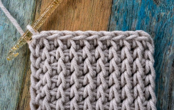 Tunisian Half Double Crochet Stitch Photo Tutorial