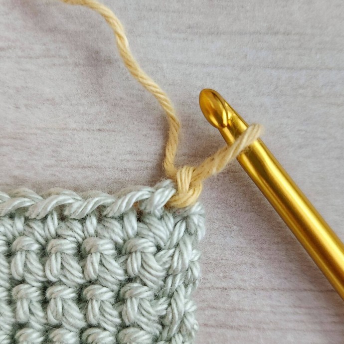 Twisted Single Crochet Photo Tutorial