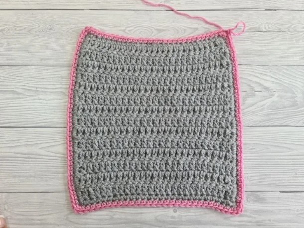 Crochet Dot Border Stitch Photo Tutorial