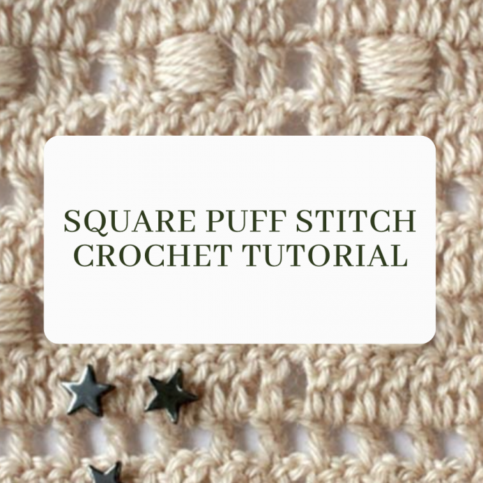 Crochet Square Puff Stitch