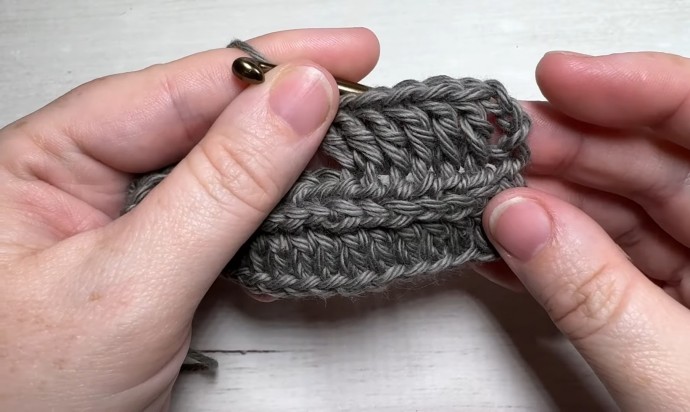 How to Crochet the Raised Ridges Stitch Photo Tutorial