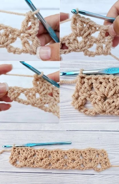 How To Crochet The Cat Stitch Photo Tutorial