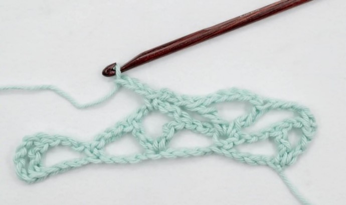 Lace Star Flower Crochet Stitch Photo Tutorial