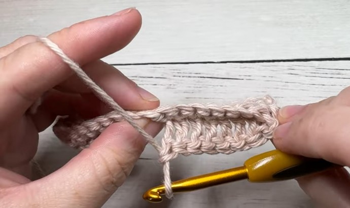 How to Crochet the Embossed Triangle Stitch Photo Tutorial