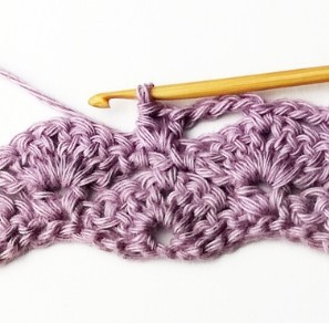 The Fantail Shell Crochet Stitch Photo Tutorial