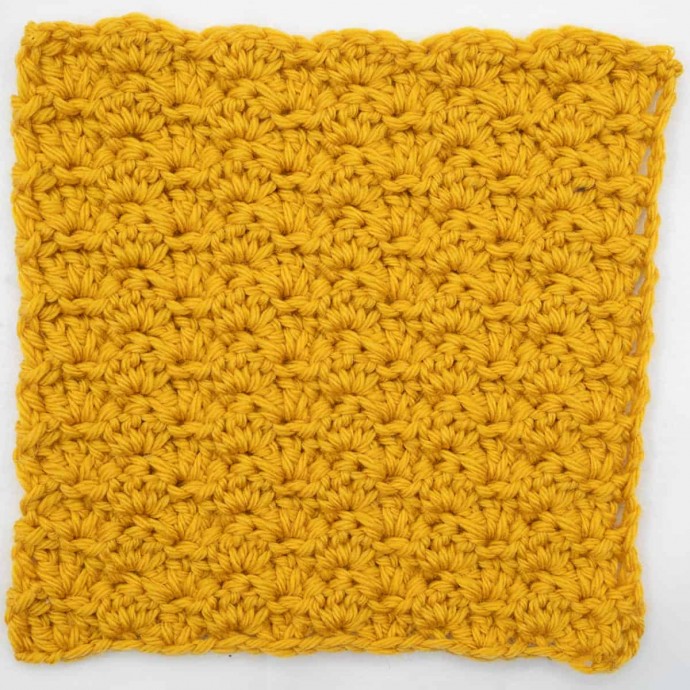 Fan Stitch Crochet Photo Tutorial