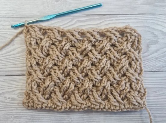 How to Crochet the Celtic Weave Stitch Photo Tutorial