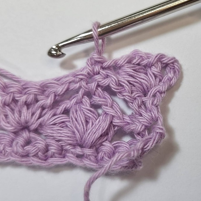 How to Crochet the Lace Flower Stitch Photo Tutorial