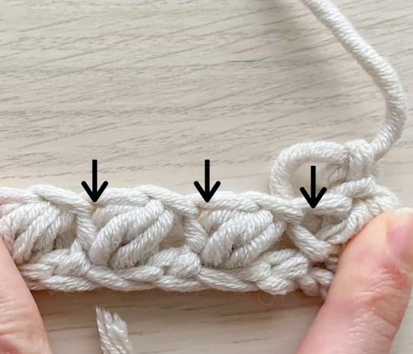 Crochet Bean Stitch Photo Tutorial