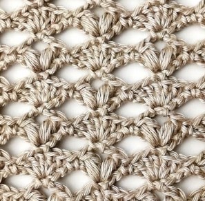 How to Crochet the Shell and Puff V Stitch Photo Tutorial