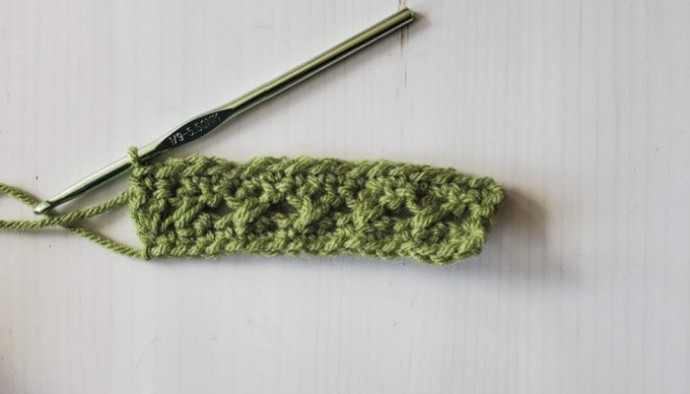 Crossed Ripple Crochet Stitch Photo Tutorial