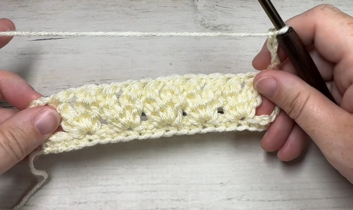 How to Crochet the Triple Cluster V-Stitch Photo Tutorial