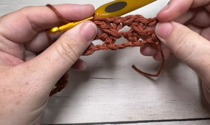 How to Crochet the Spiked Crossed Stitch Photo Tutorial