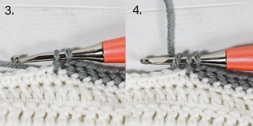 Herringbone Crochet Border Photo Tutorial