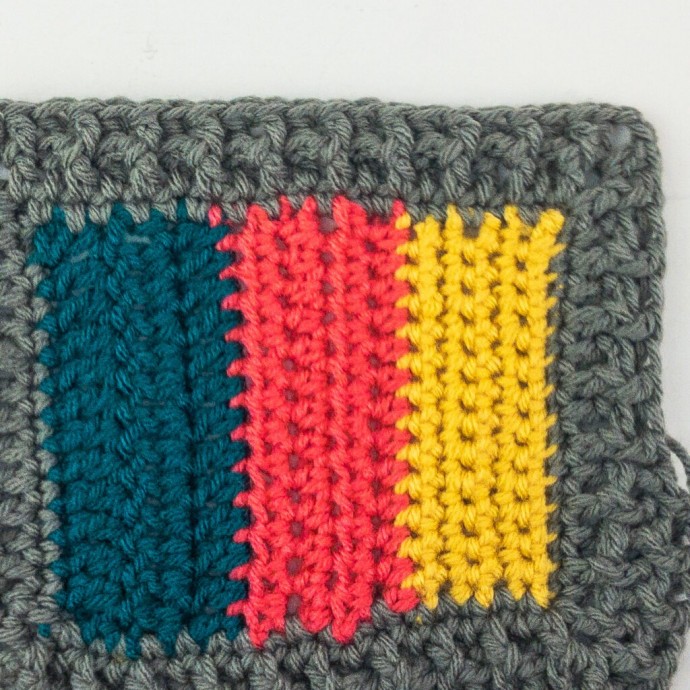 Mini Basketweave Crochet Border Photo Tutorial