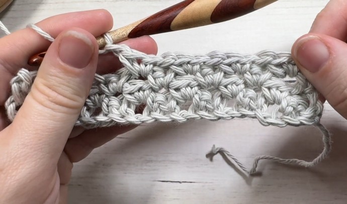 How to Crochet the Alternate Sieve Stitch Photo Tutorial