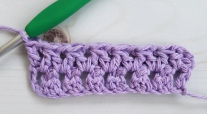 Paired Double Crochet Stitch Photo Tutorial