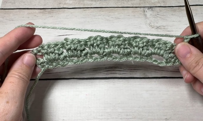 How to Crochet the Terrain Stitch Photo Tutorial