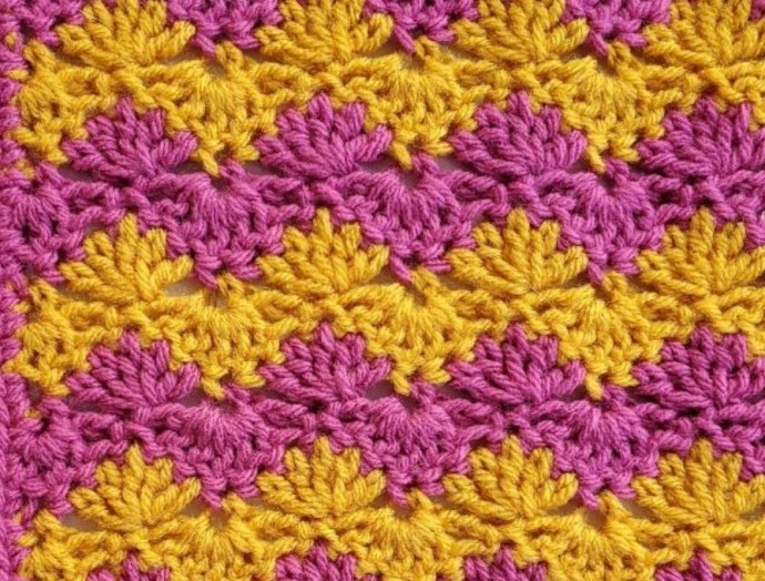 Interlocking Shell Crochet Stitch Tutorial