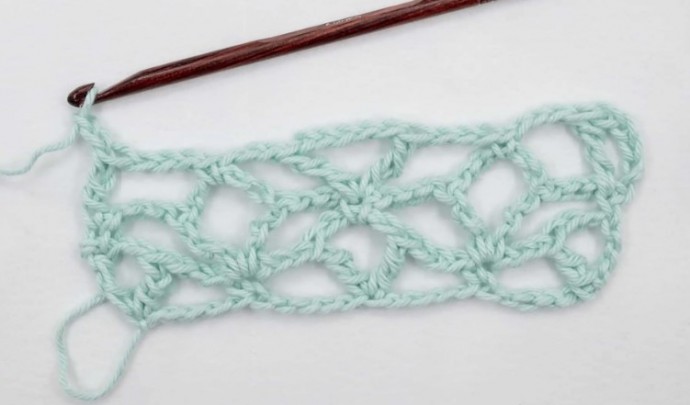 Lace Star Flower Crochet Stitch Photo Tutorial