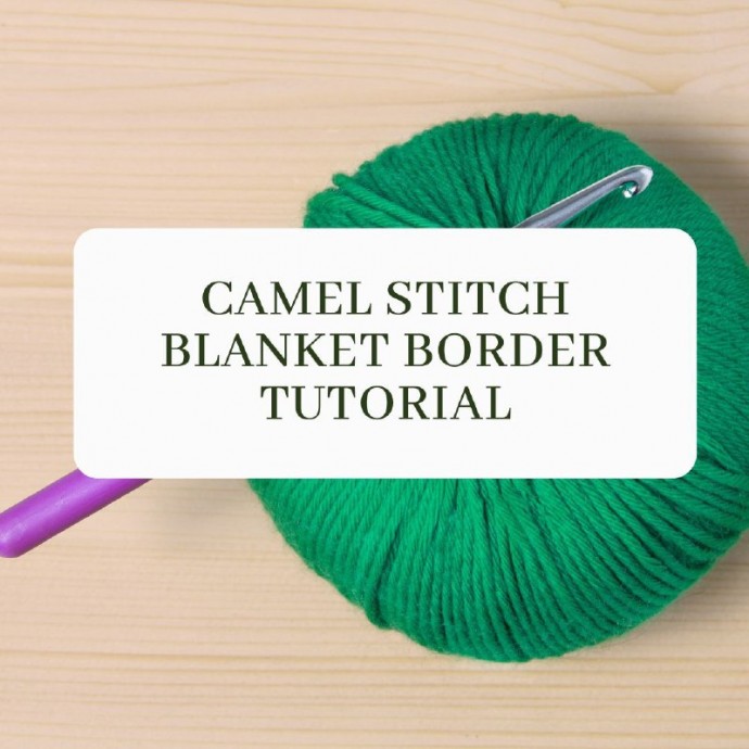 Camel Stitch Blanket Border Tutorial