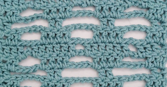 Hexagon Lace Crochet Stitch Photo Tutorial