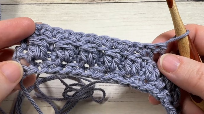 How to Crochet the Gravel Stitch Photo Tutorial