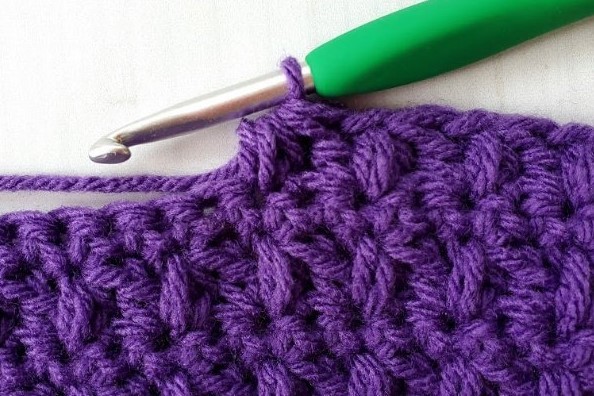 Mixed Cluster Crochet Stitch Photo Tutorial