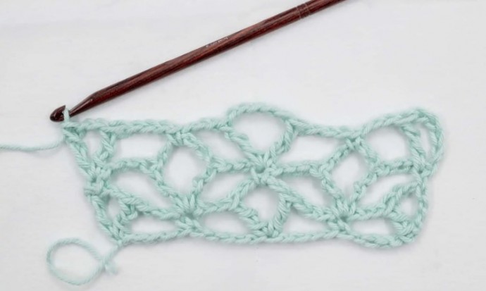 Lace Star Flower Crochet Stitch Photo Tutorial