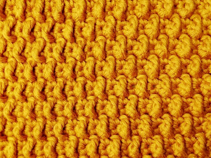 Textured Granite Crochet Stitch Photo Tutorial