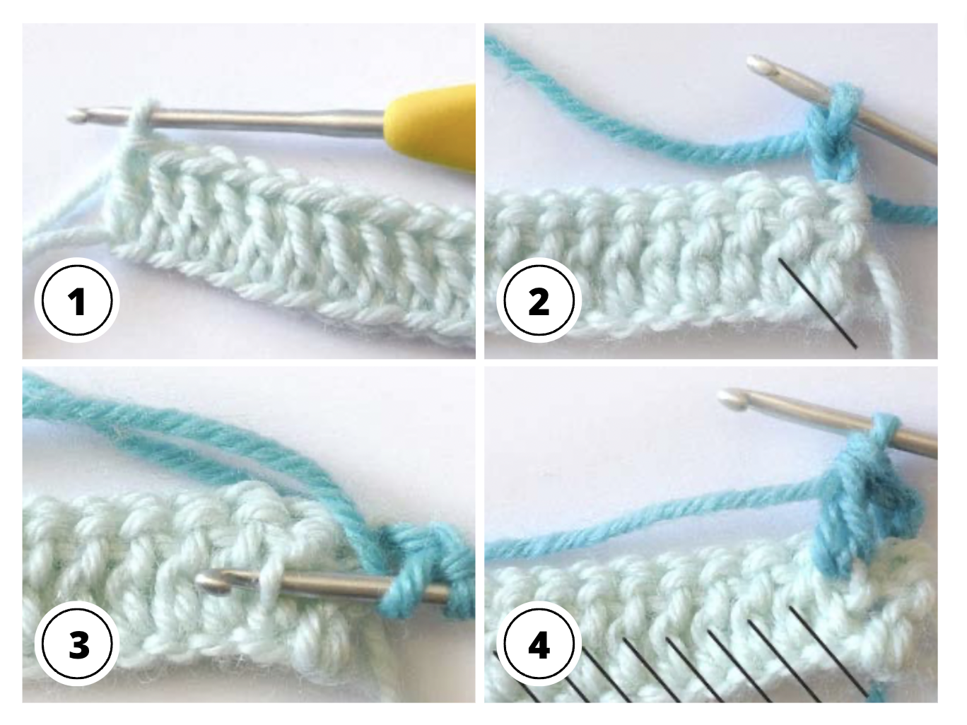 Crochet Tutorial Stripe Stitch — Brilliant Life Hacks 3009