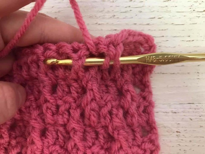 How to Crochet the Diagonal Post Stitch Photo Tutorial