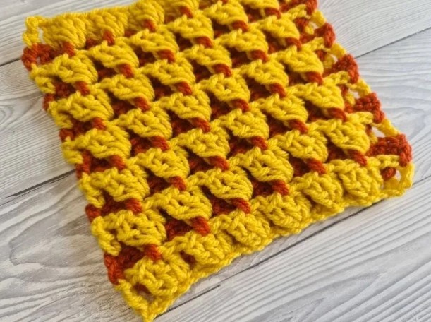 How to Crochet the 3D Cluster Stitch Photo Tutorial